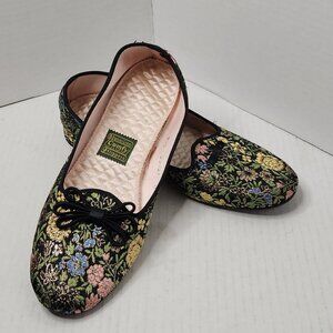 Daniel Green Comfy Slippers Vintage House Shoes Size B 55 Multicolor Retro